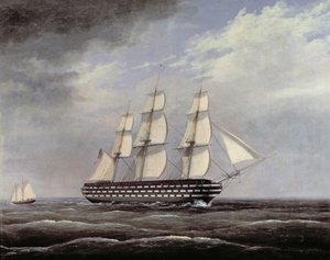 U.S.S. Pennsylvania by Thomas Birch